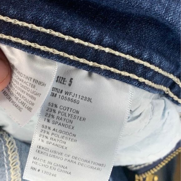 WALLFLOWER JEAN SHORTS GIRL'S SIZE 5 - Picture 4 of 8